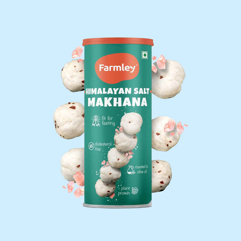 Farmley Roasted Makhana | Himalayan Salted | Olive Oil Roasted
