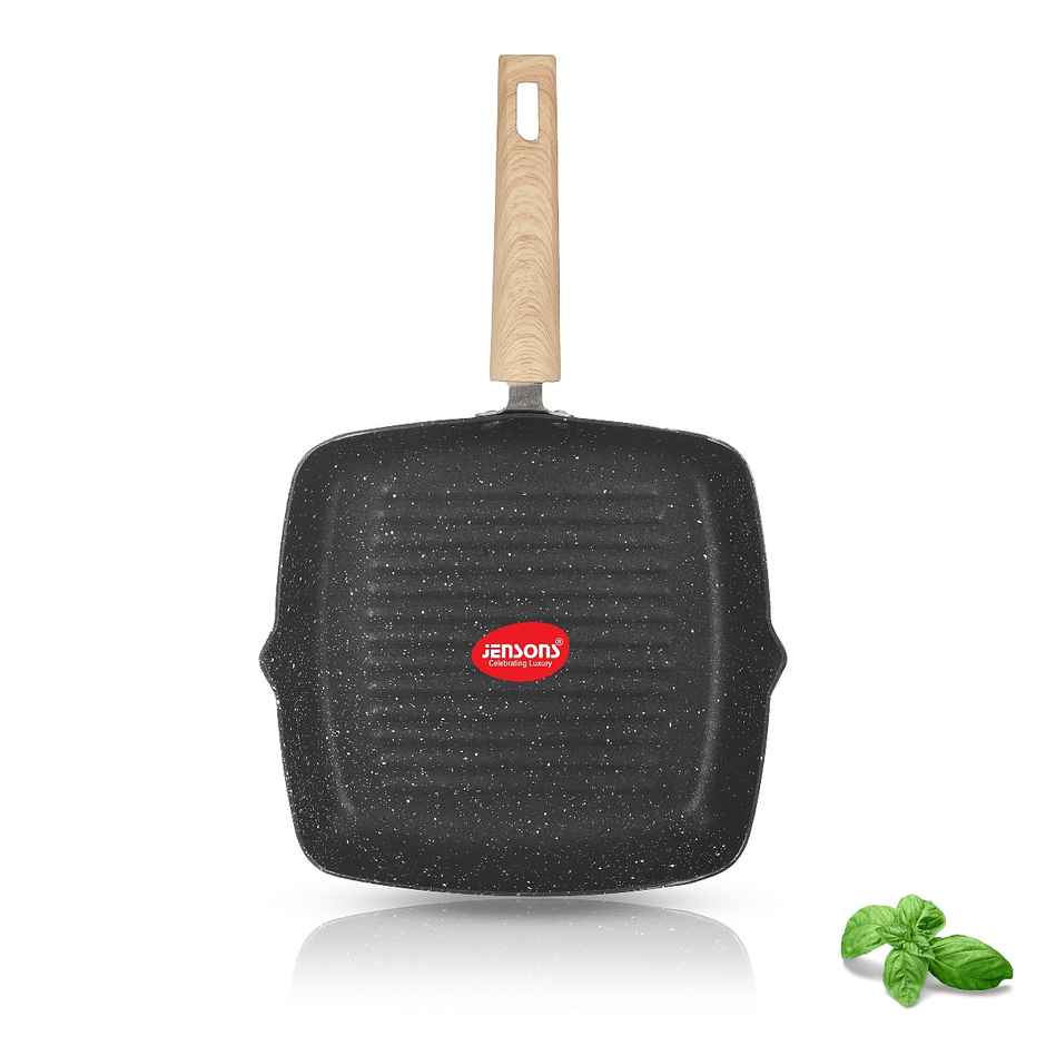 Jensons Cuisine Grill Pan 24 cm Induction Compatible