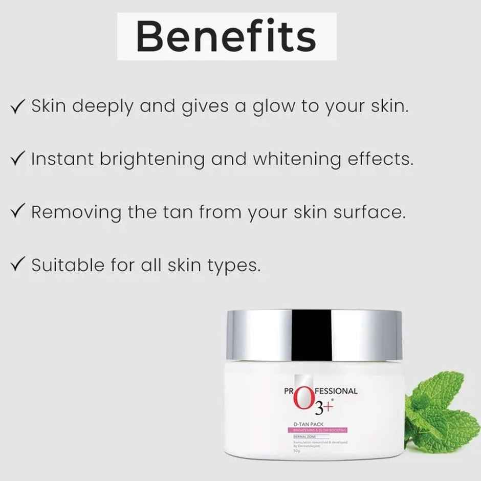 O3+ D -Tan Pack Brightening & Glow Boosting