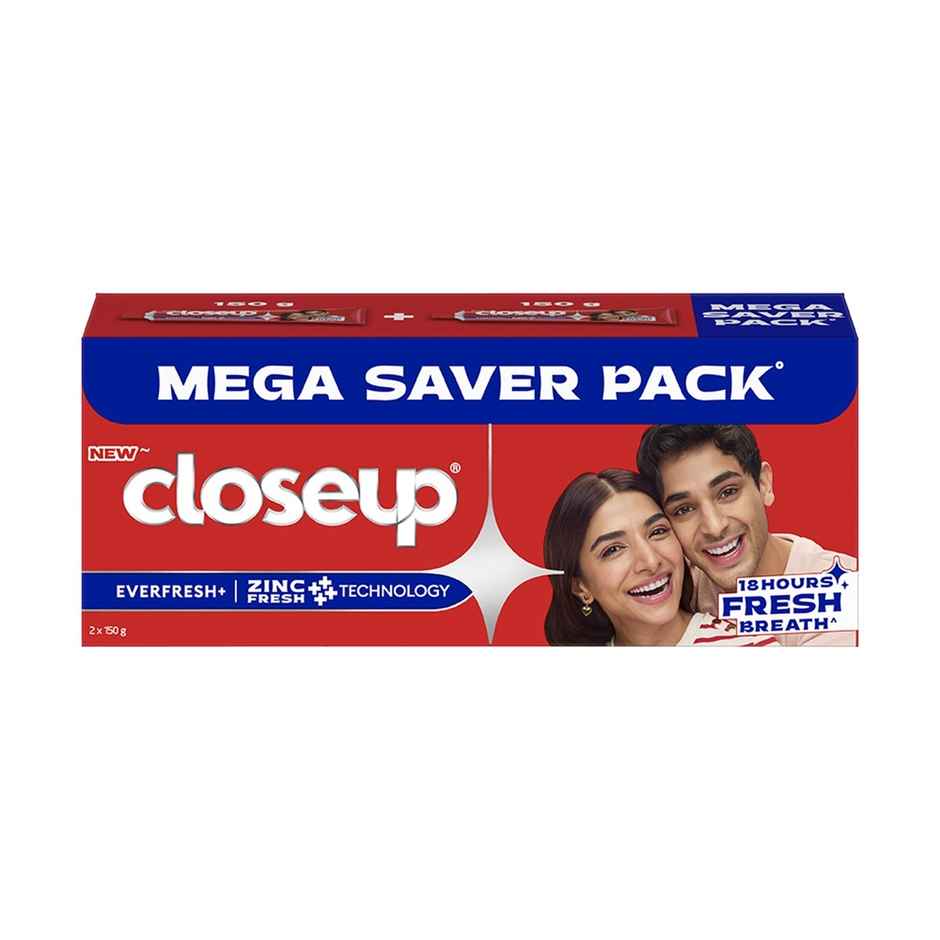 Closeup Toothpaste | Long lasting 18 Hours Of Fresh Breath & White Teeth (Pack of 2)