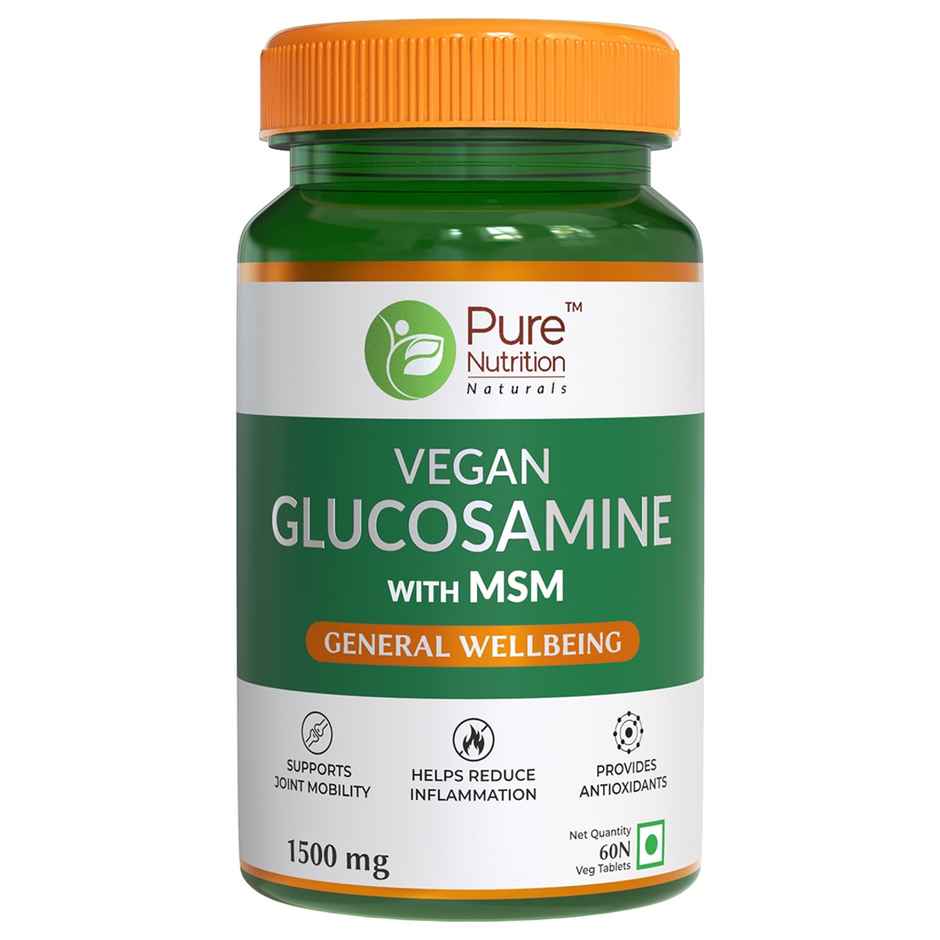 Pure Nutrition VEGan Glucosamine Msm With Boswellia - 60 VEG Tablets