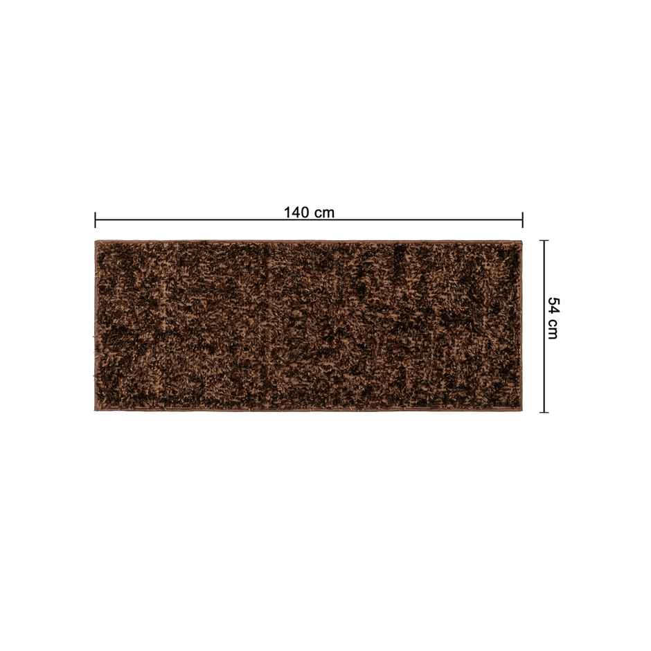 Homeharmony Brown Furr Door Mat