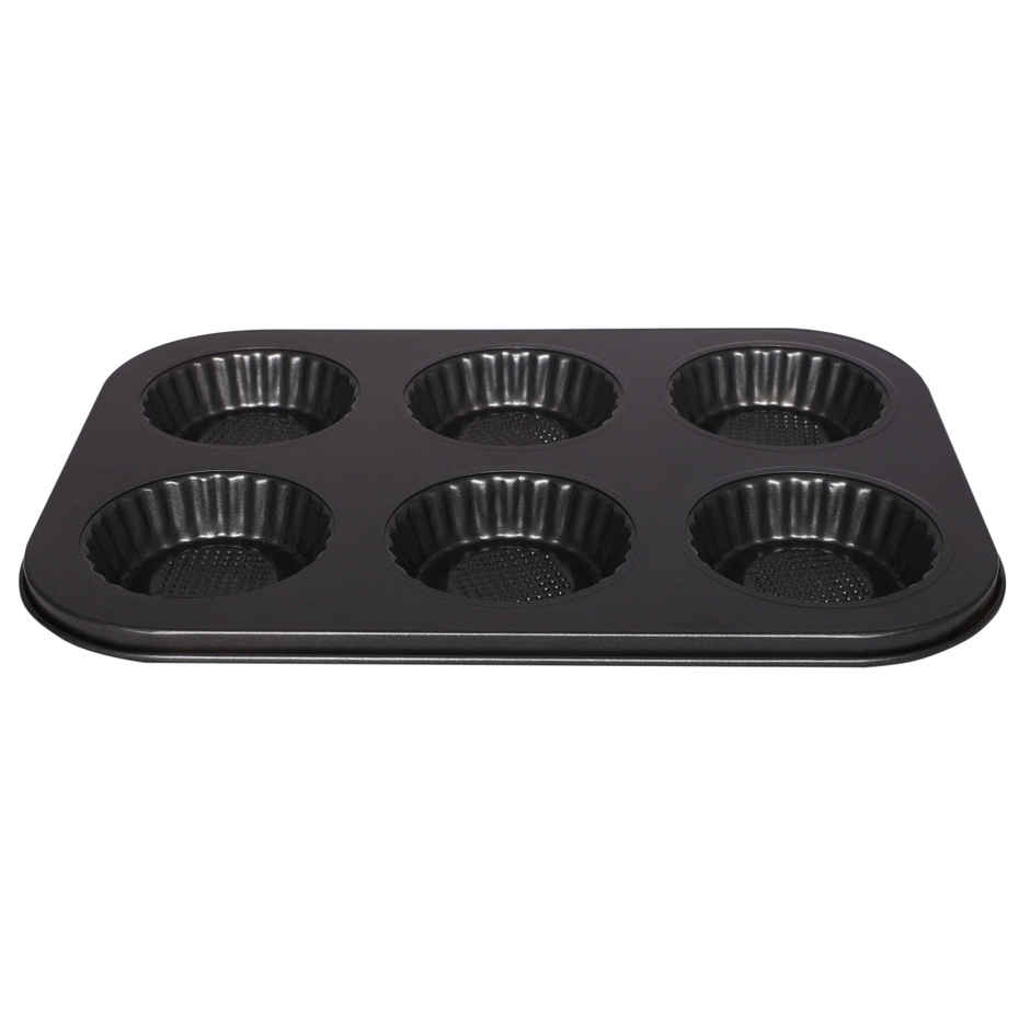 Cake and Cupcake Mould with 6 Cavity - Small