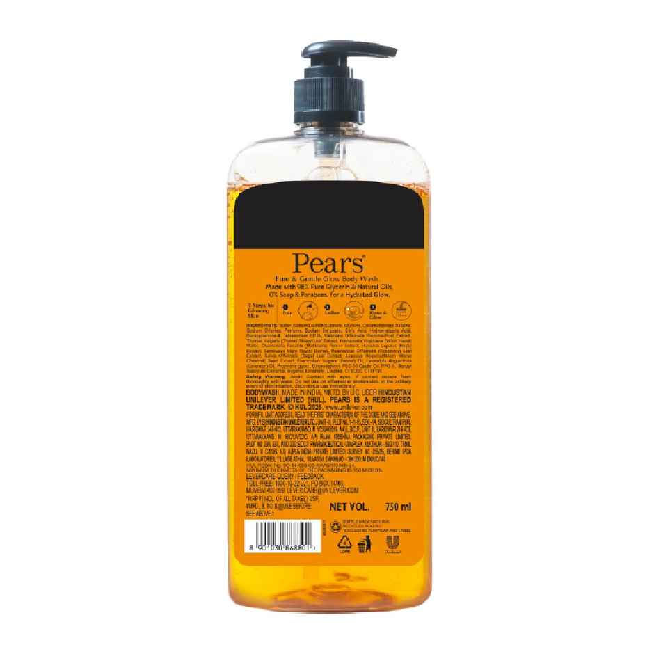 Pears Pure & Gentle Shower Gel SuperSaver XL Pump Bottle With 98% Pure Glycerine