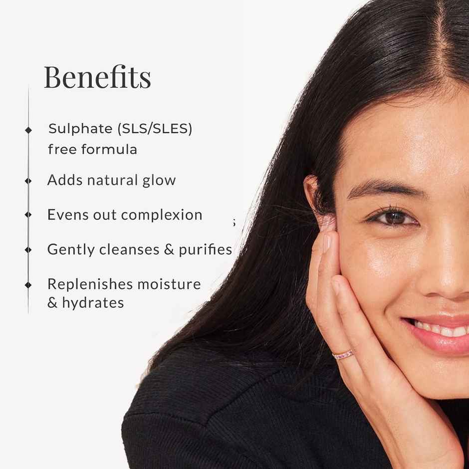 Forest Essentials Facial Cleanser Honey Lemon Rosewater | Brightening Ayurvedic Face Wash