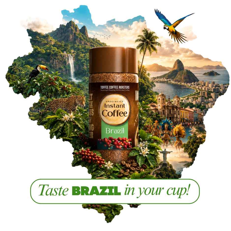 Toffee Brazil Speciality Coffee Roasters Organic Instant Coffee