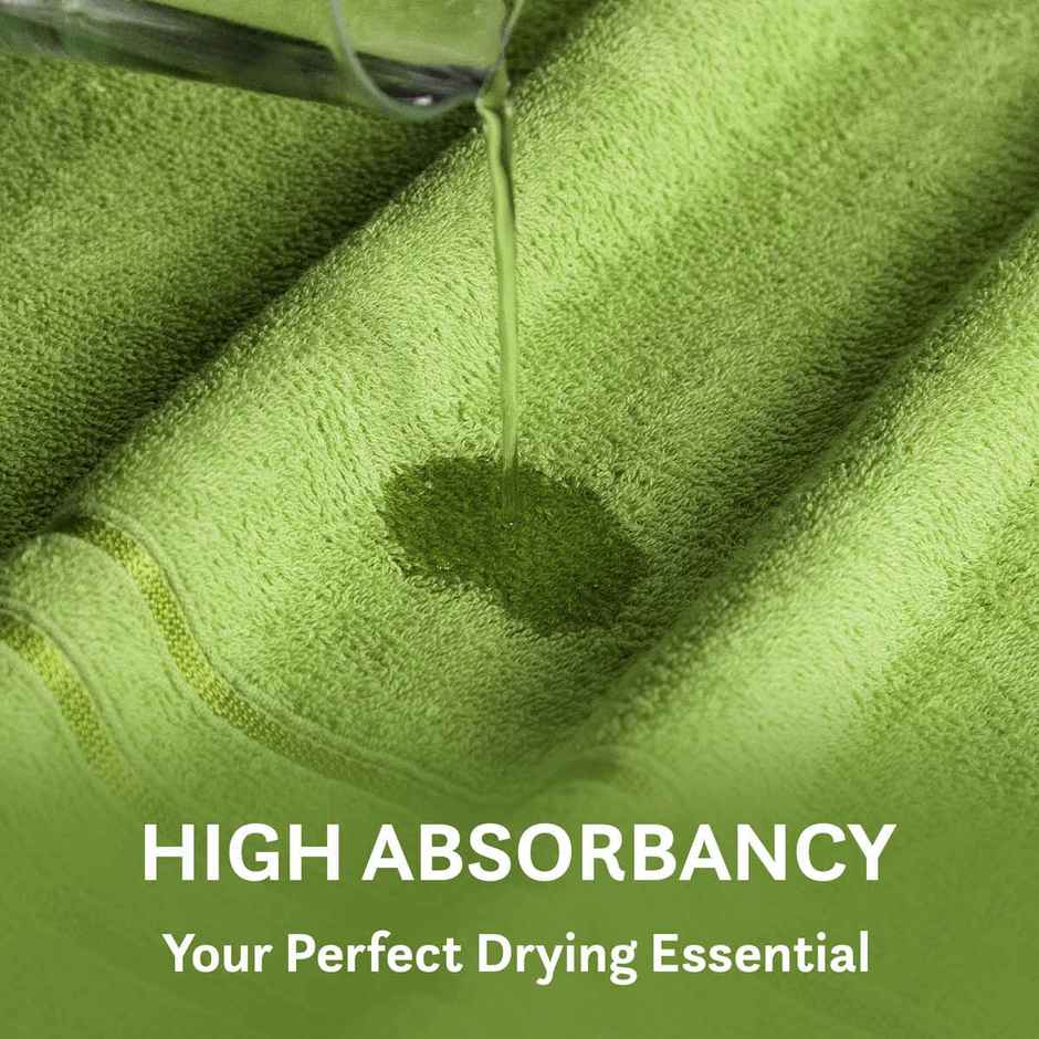 Home Elegance by My TridentComfort Living Gym Cotton Hand Towel | Lime Green