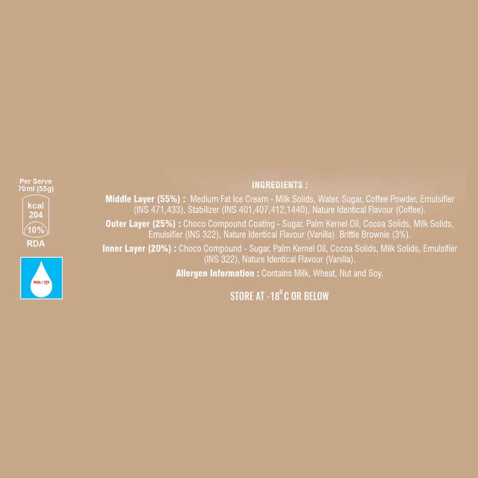 Dairy Day Triple Bar Coffee Ice Cream Stick