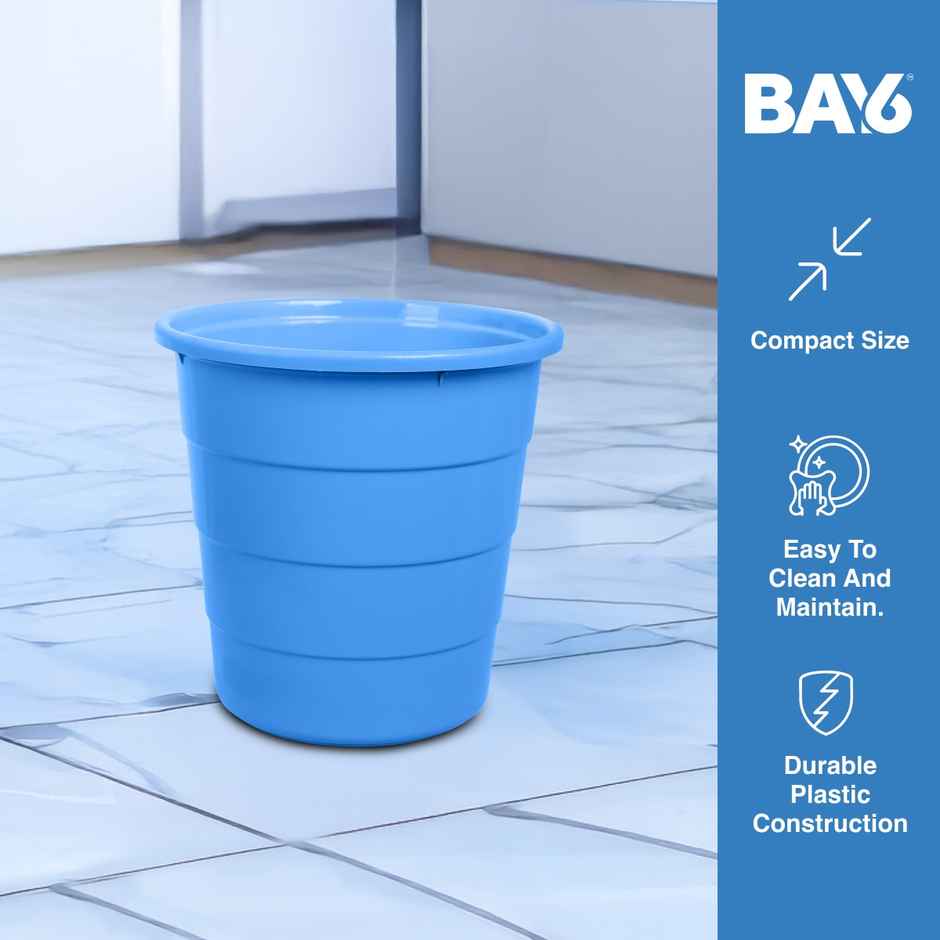 BAY6 Waste Paper Bin 8.5 L - Blue