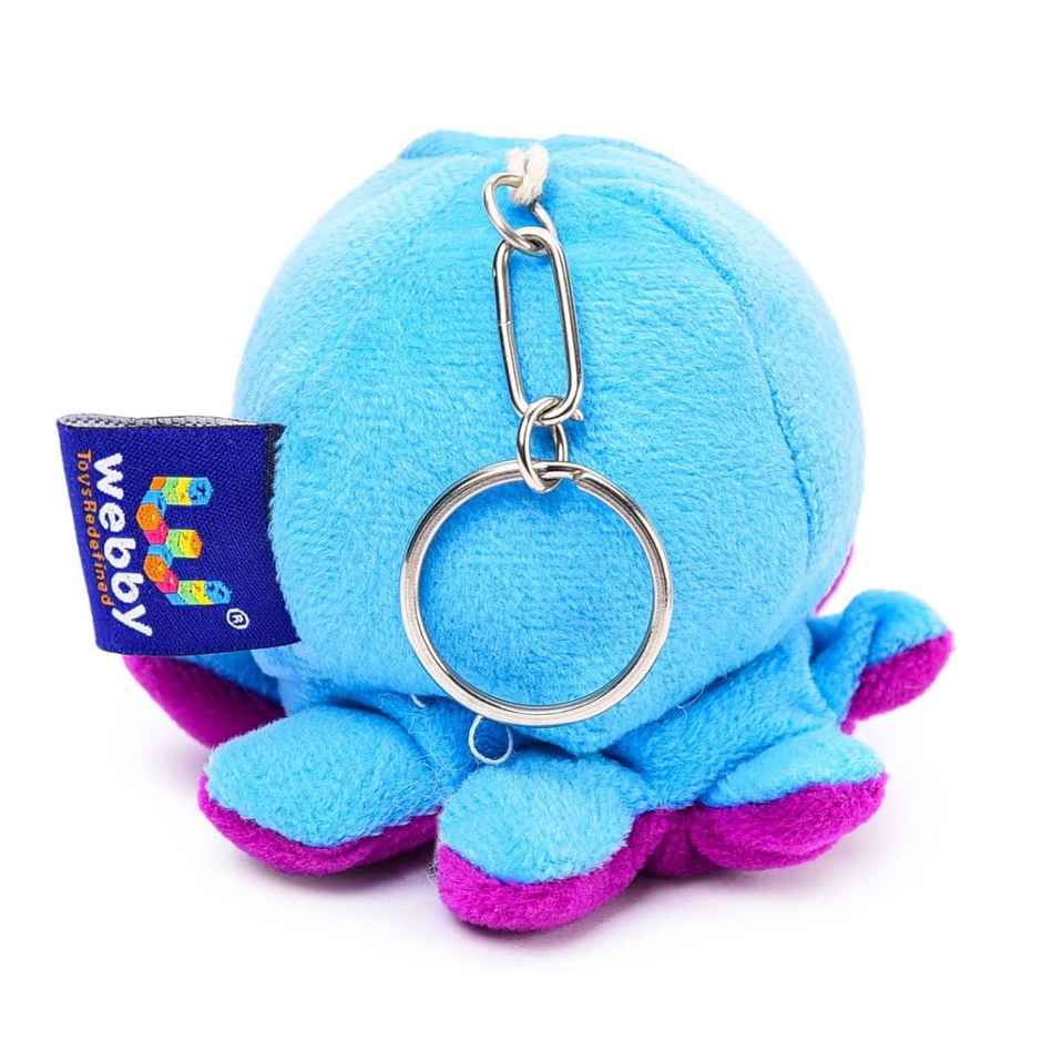 Webby Octopus with Keychain Plush Stuffed Animal Toy Assorted - 1piece