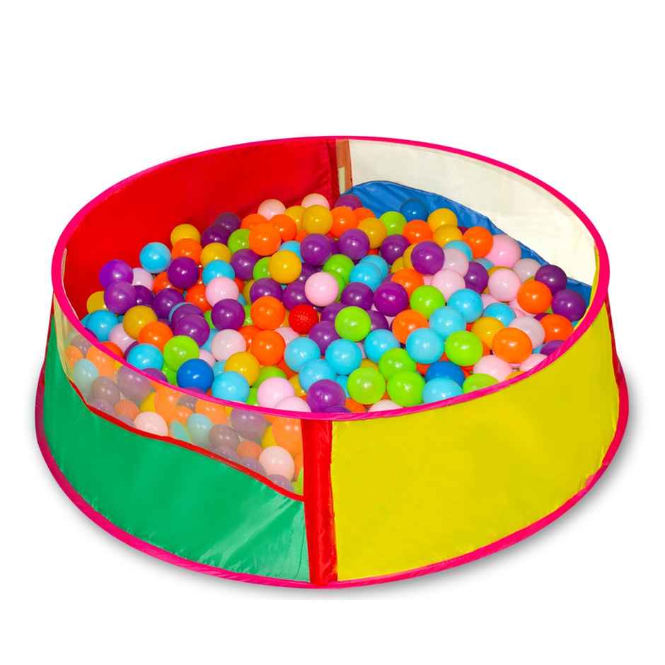 Itoys Ball Pool Tent With 64 Balls Round Tent(Colour May Vary)