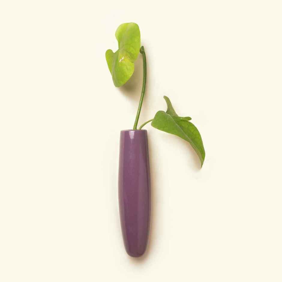 Gaachi Fridge Magnet in Purple | Handcrafted Ceramic Home Decor