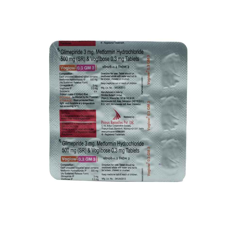 Voglow 0.3 GM3 Tablet SR