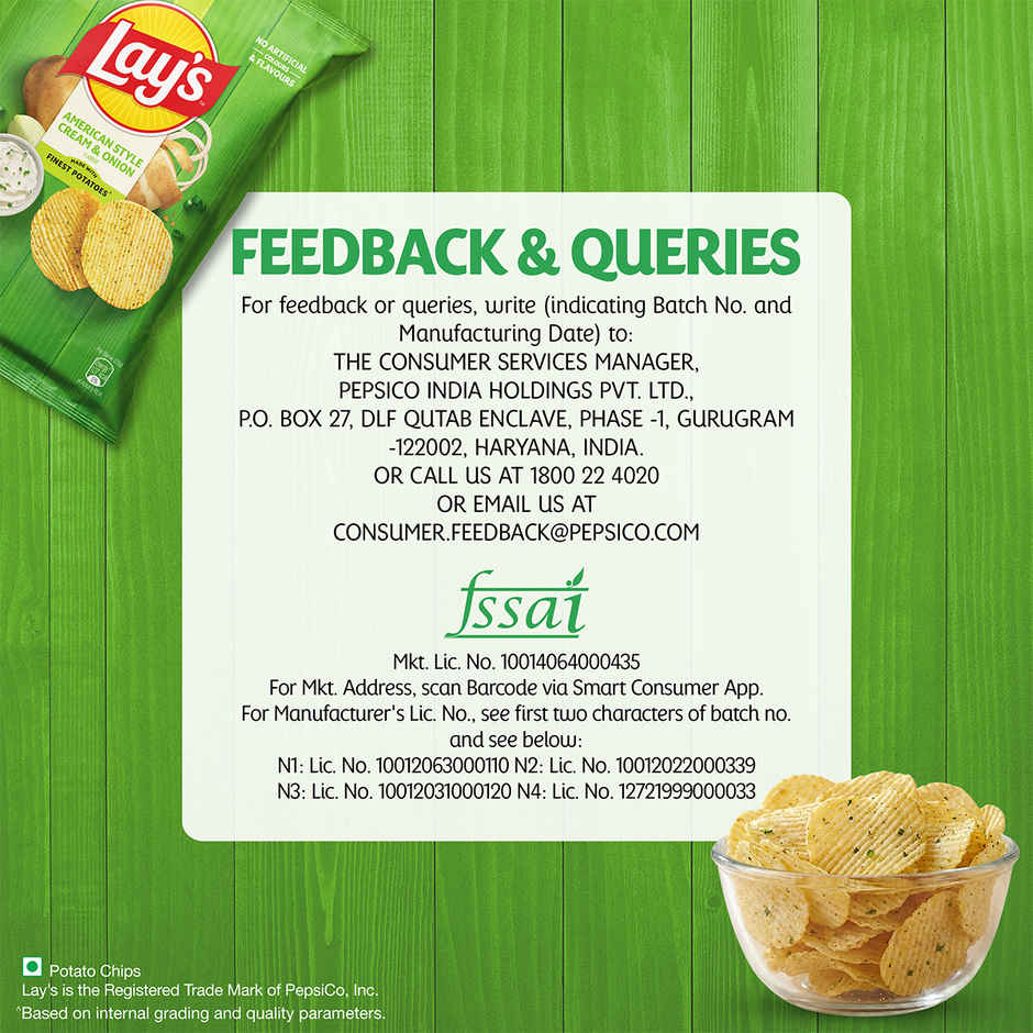 Lay's American Cream & Onion Potato Chips Combo