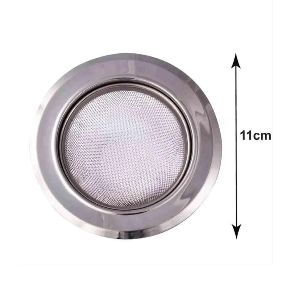 Petals Stainless Steel Sink Drainer/Strainer/Sink Jali/Filter | 9 cm diameter