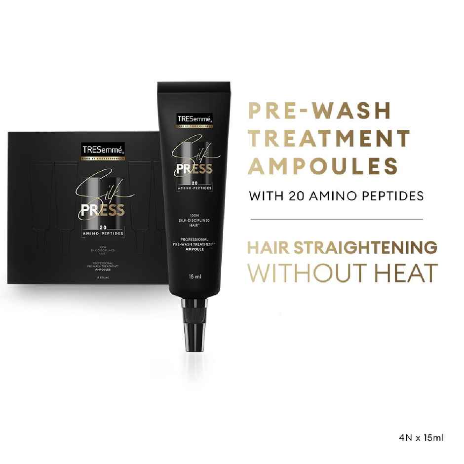 Tresemme Silk Press Pre-Wash Treatment Ampoules