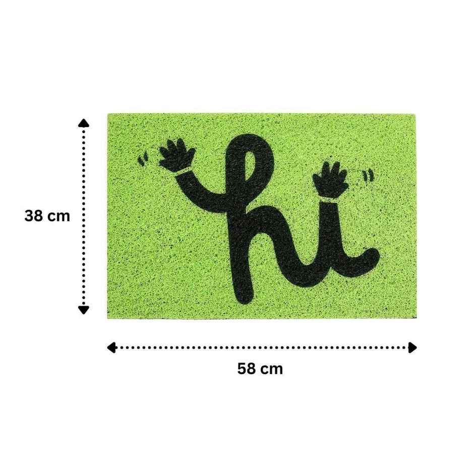 Status Green Anti-Skid PVC Door Mat | 38 x 58 cm