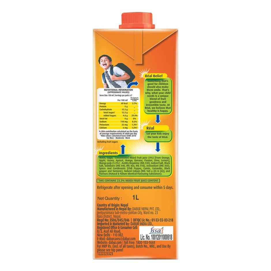 Dabur Real Fruit Power Masala Mixed Fruit Juice Combo