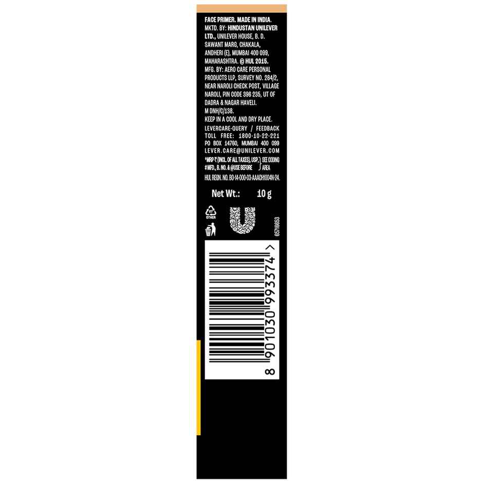 Lakme Unreal Blurfect Primer, Mattifies & Blurs Pores