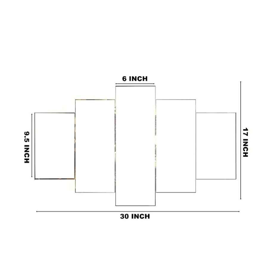 Perpetual Seven Horse Paintings for Wall Decoration | Set of 5 | 3D | 75 x 43 cm