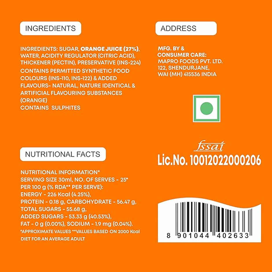 Mapro Orange Crush