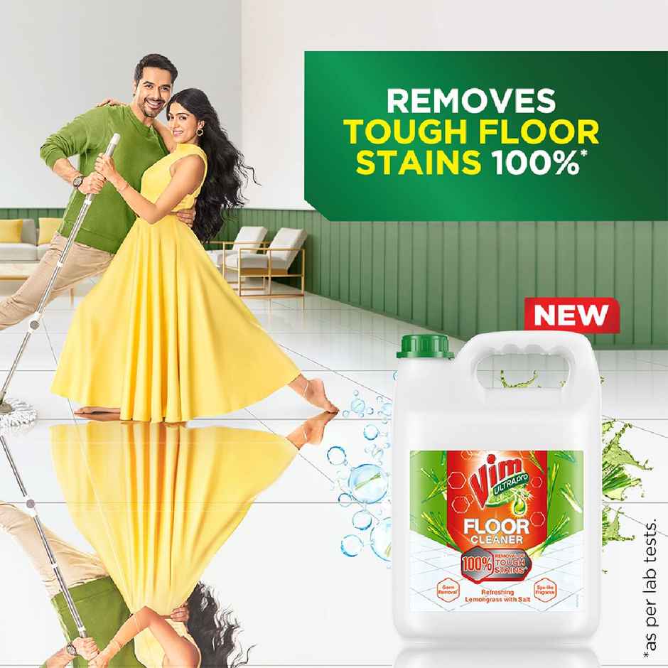 Vim UltraPro Lemongrass with Salt Floor Cleaner