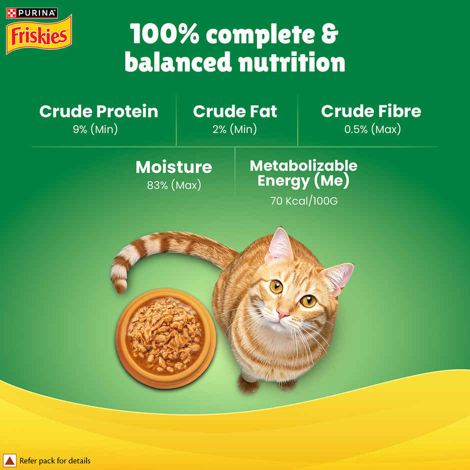 Purina Friskies Gravy Licious Cat Food Chicken Flavour