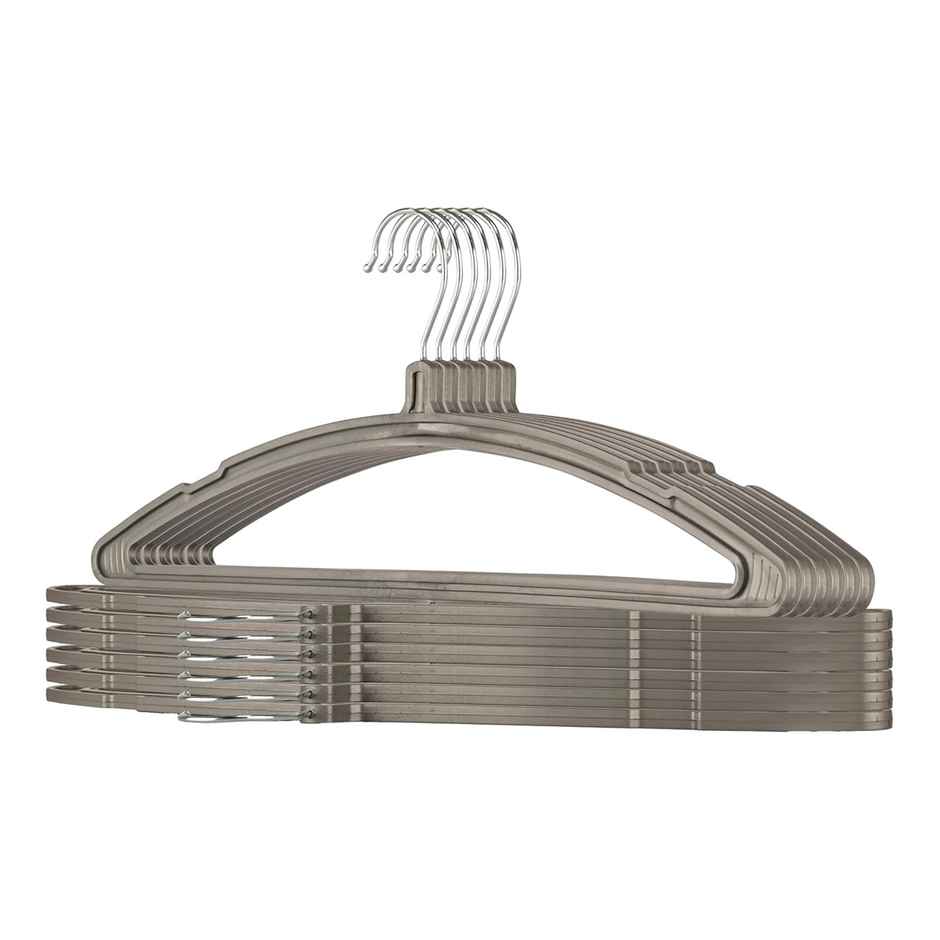 Kuber Industries Set of 12 - Hangers For Clothes | Hangers For Sarees & Dress Hanging