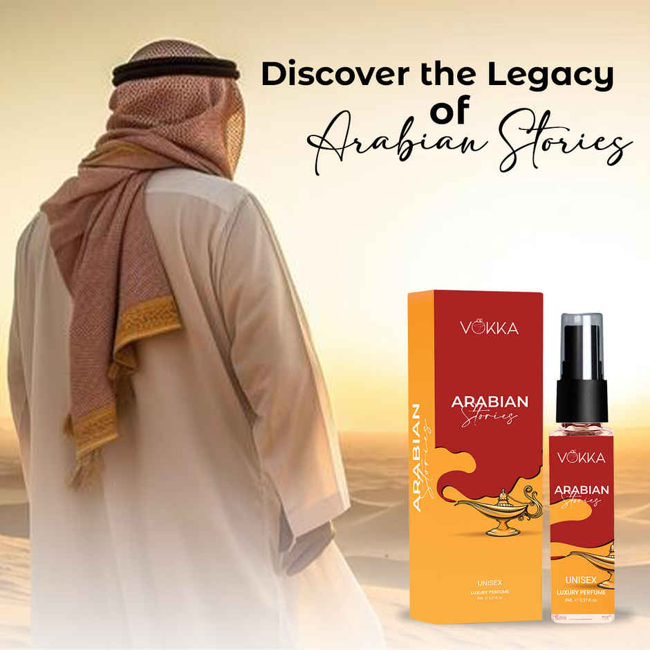 Vokka Pocket Perfume Arabian Stories Unisex Luxury Fruity Musky