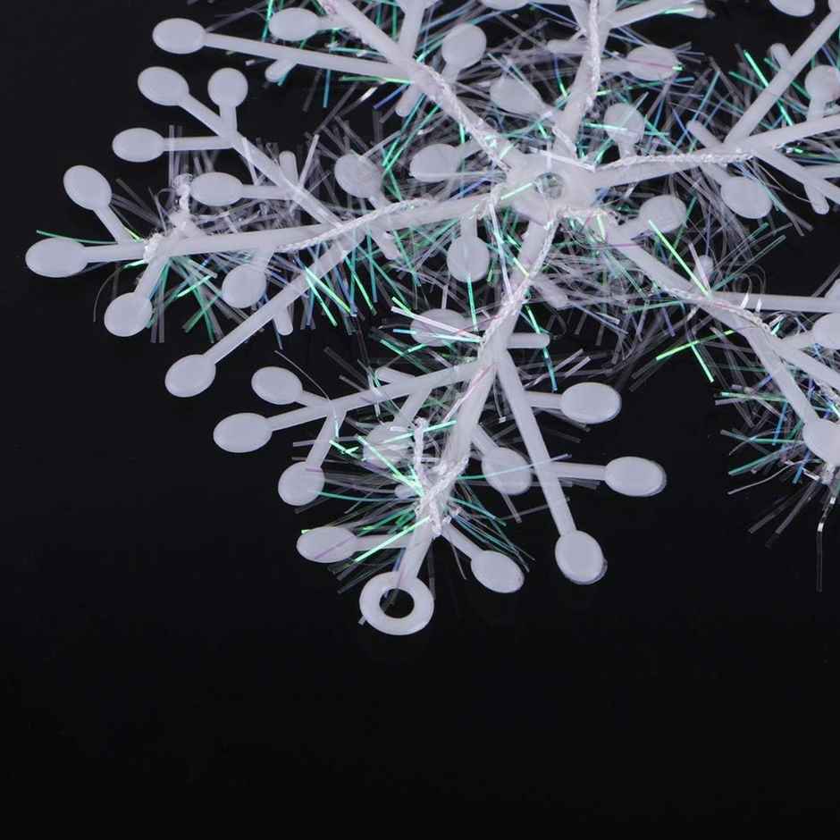 White Christmas Snowflakes for Tree & Home decore | 15 cm | Gullak