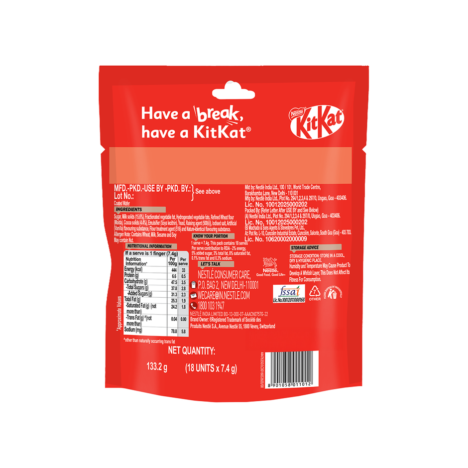 Nestle KitKat Minis | Choco Coated Wafer Chocolate Bar