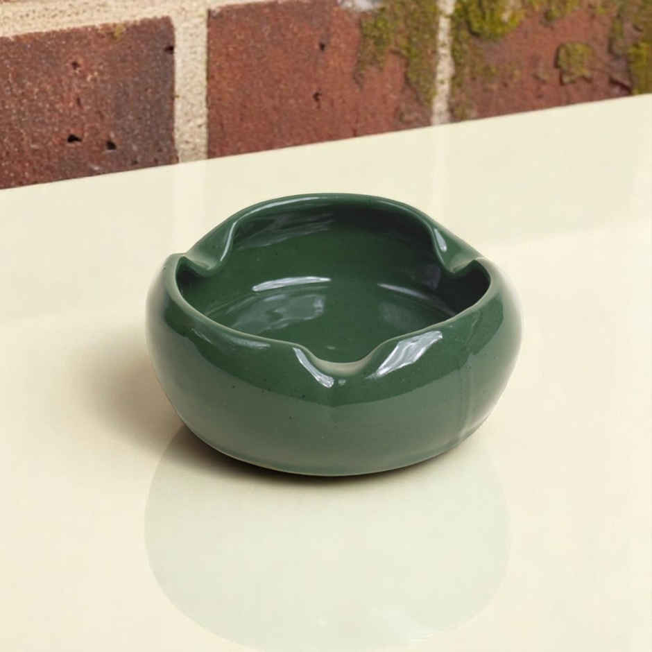 Gaachi Ashtray in Green | Handcrafted Ceramic Home Products