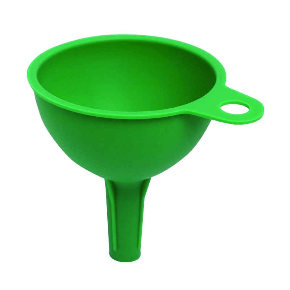 DALUCI Flexible Silicone Foldable Oil Funnel for Kitchen Water Juice Sauce Food Transfer