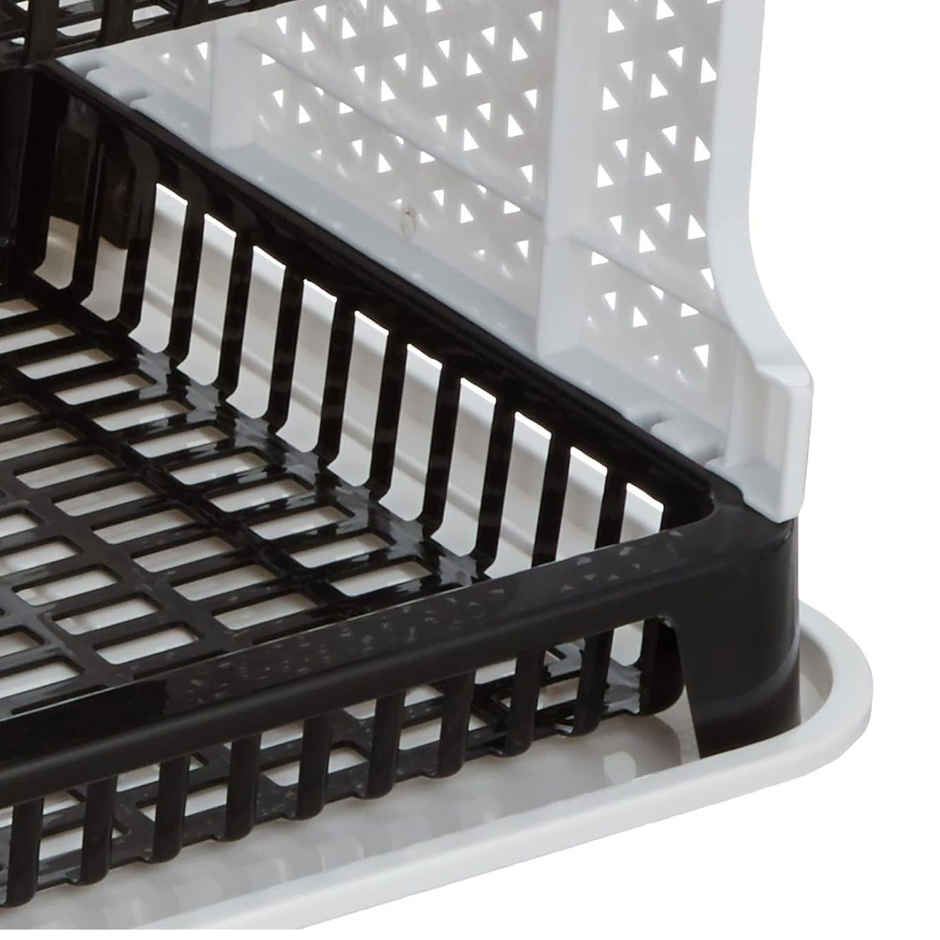 Youbee Double Layer Plastic Kitchen Sink, Large Dish Rack Organizer Drainer Basket
