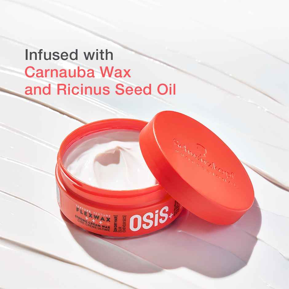 Schwarzkopf Professional OSiS+ Flexwax Strong Hair Styling Cream Wax