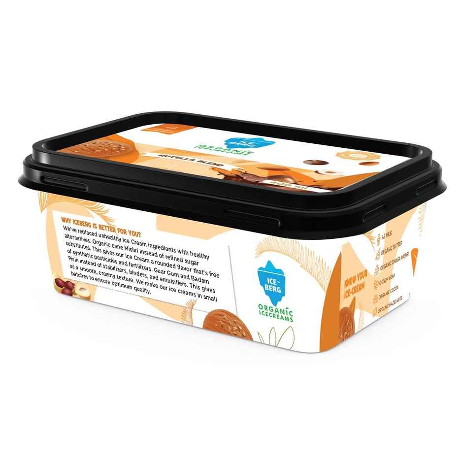 Iceberg Nutella Blend Organic Ice Cream Tub