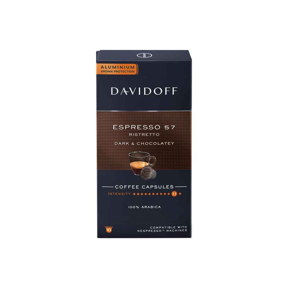 Davidoff Espresso 57 Ristretto Dark And Chocolatey Coffee Capsules