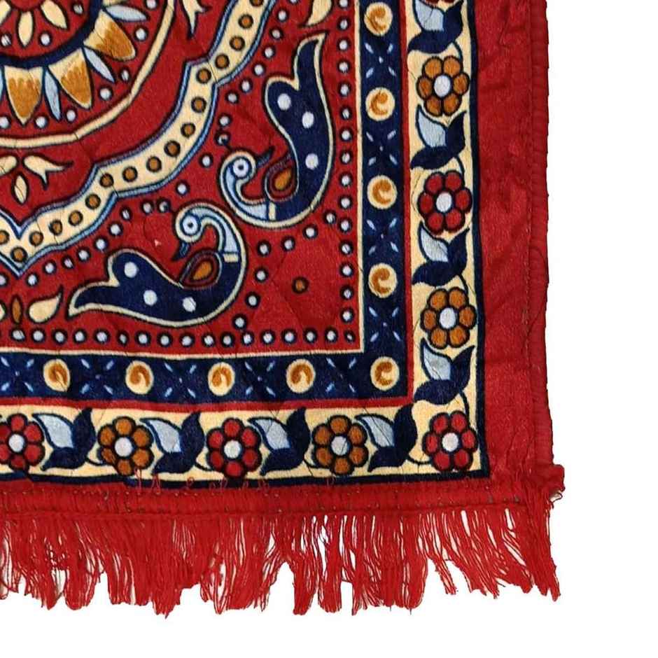 Elegant Weavers Aasan Mat | Pack of 2 | Maroon