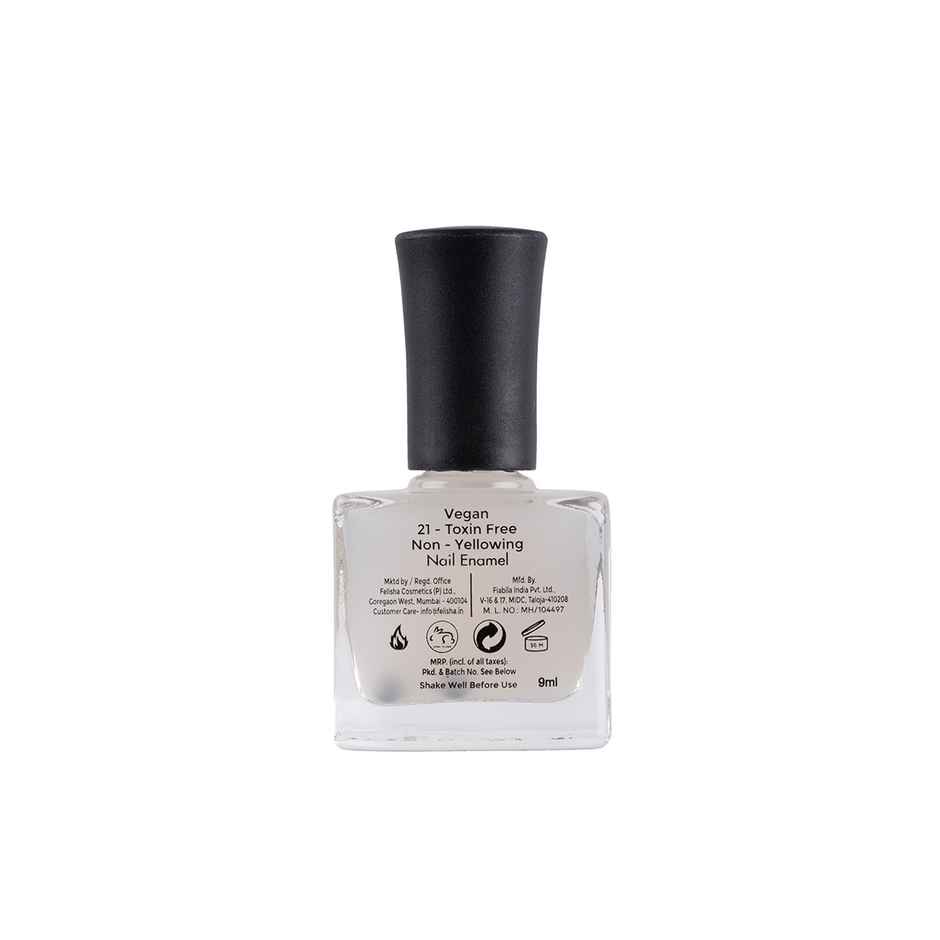Color Fx Transparent Matte Top Coat Nail Polish, Long Lasting Nail Paint, 154