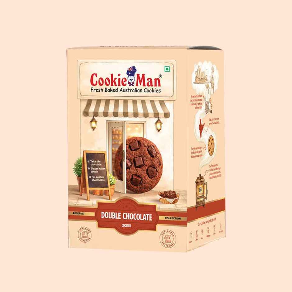 CookieMan Premium Double Chocolate Cookies Biscuits