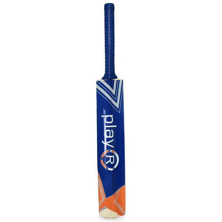 Playr Unisex Adult Cricket Flick Tennis Popular Willow Bat For All Season 5 - Orange