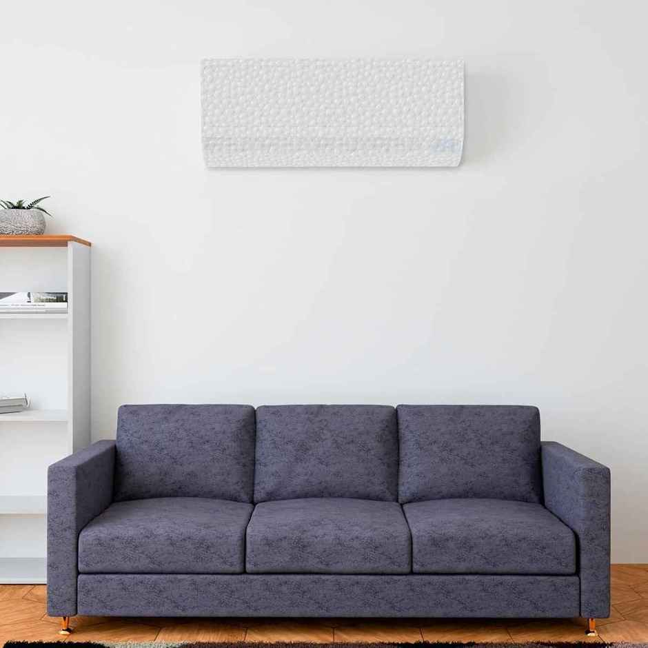 Kuber Industries AC Cover | PVC Stone Design AC Cover | AC Cover for Indoor