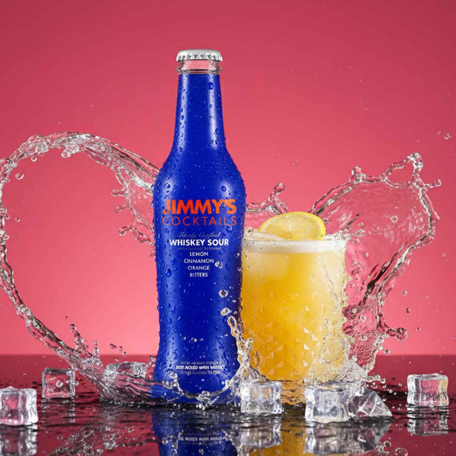 Jimmy's Cocktails Whiskey Sour Assorted Flavoured Cocktail Mixer Combo