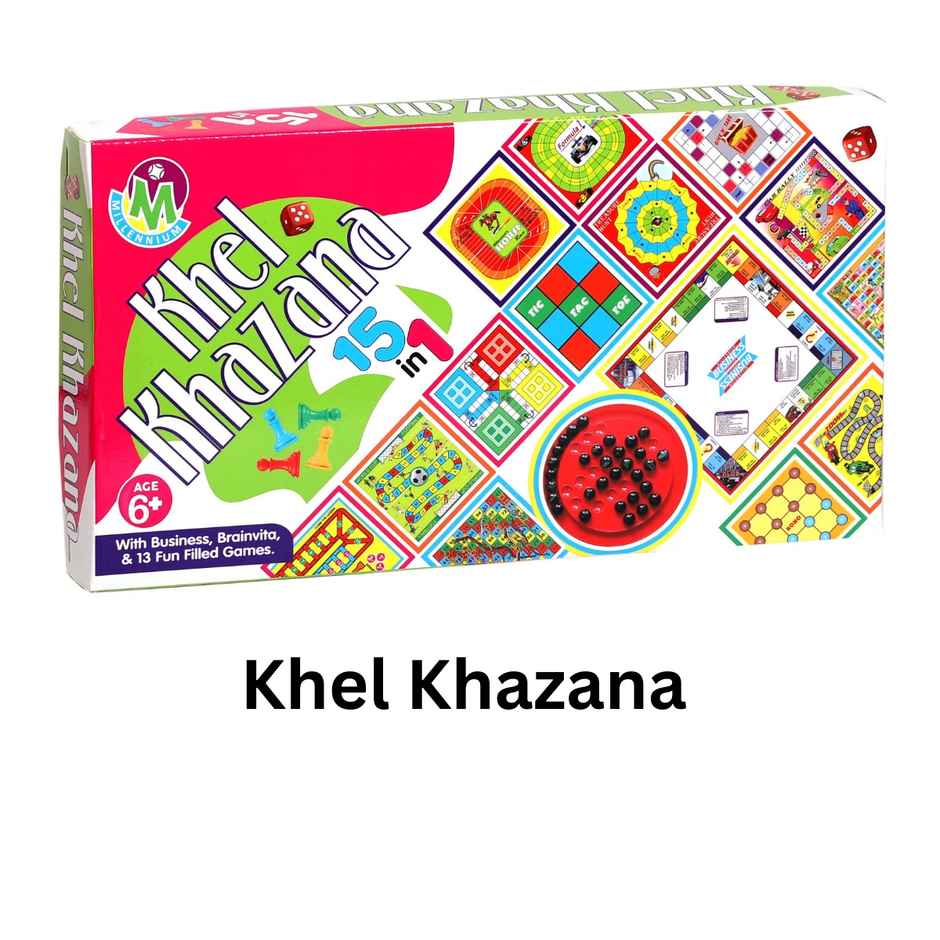 Millennium Khel Khazana 15 in 1 Games Me-173
