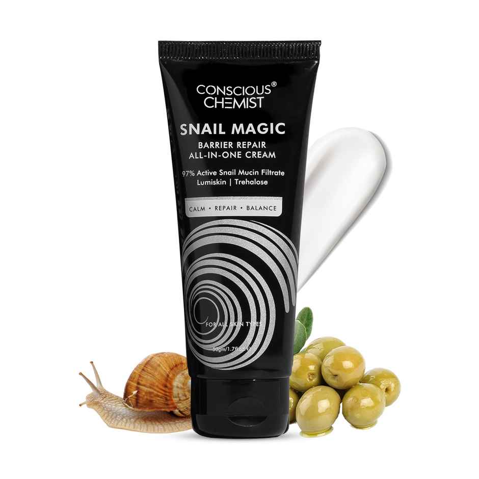 Conscious Chemist Snail Magic Barrier Repair All-In-One Gel Cream With Korean Snail Mucin Extract