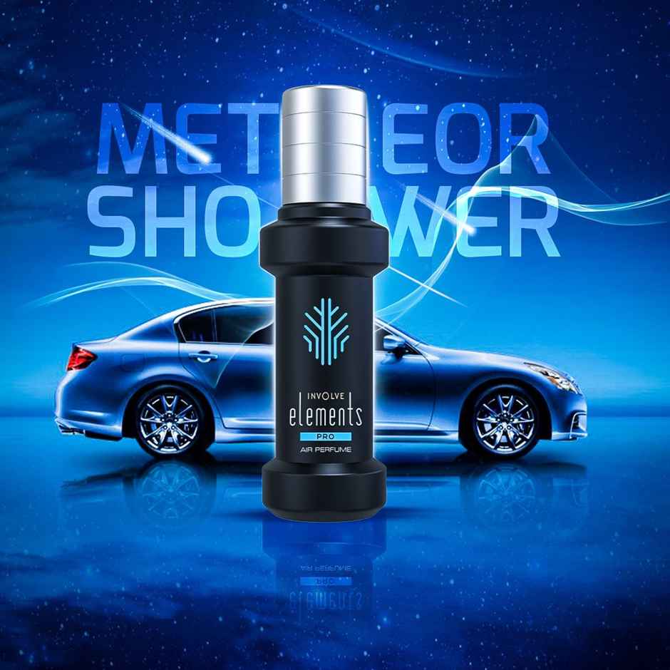 Involve Your Senses Elements Pro- Meteor Shower Refreshing Car Perfume Spray With Hanging Card