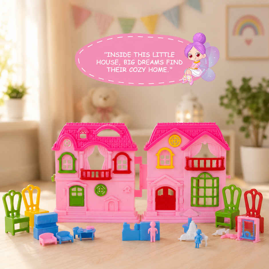 Toytales Little Doll House Set - Assorted|For Kids|For Girls|Gift For Girls | Birthday Gift