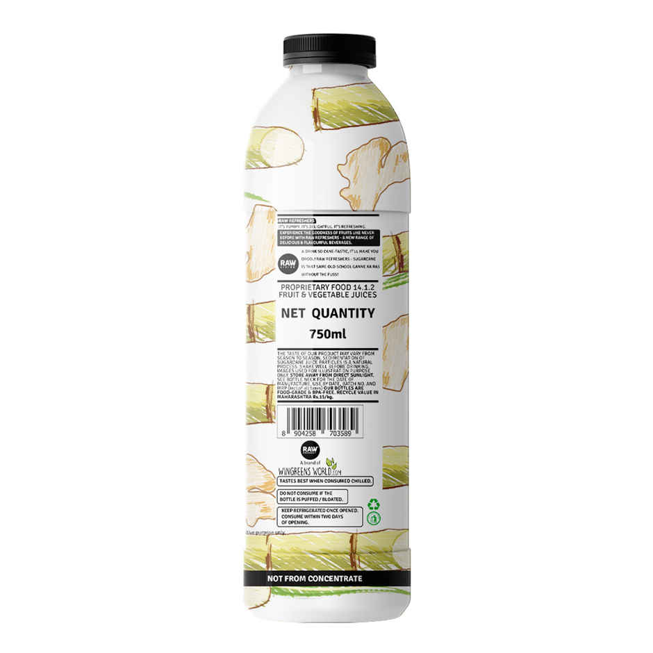 RAW Pressery Refreshers Sugarcane Juice  Not From Concentrate