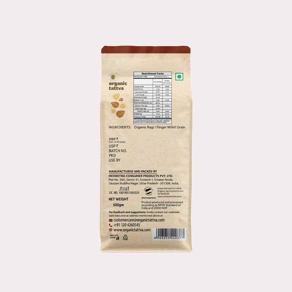 Organic Tattva Ragi Atta