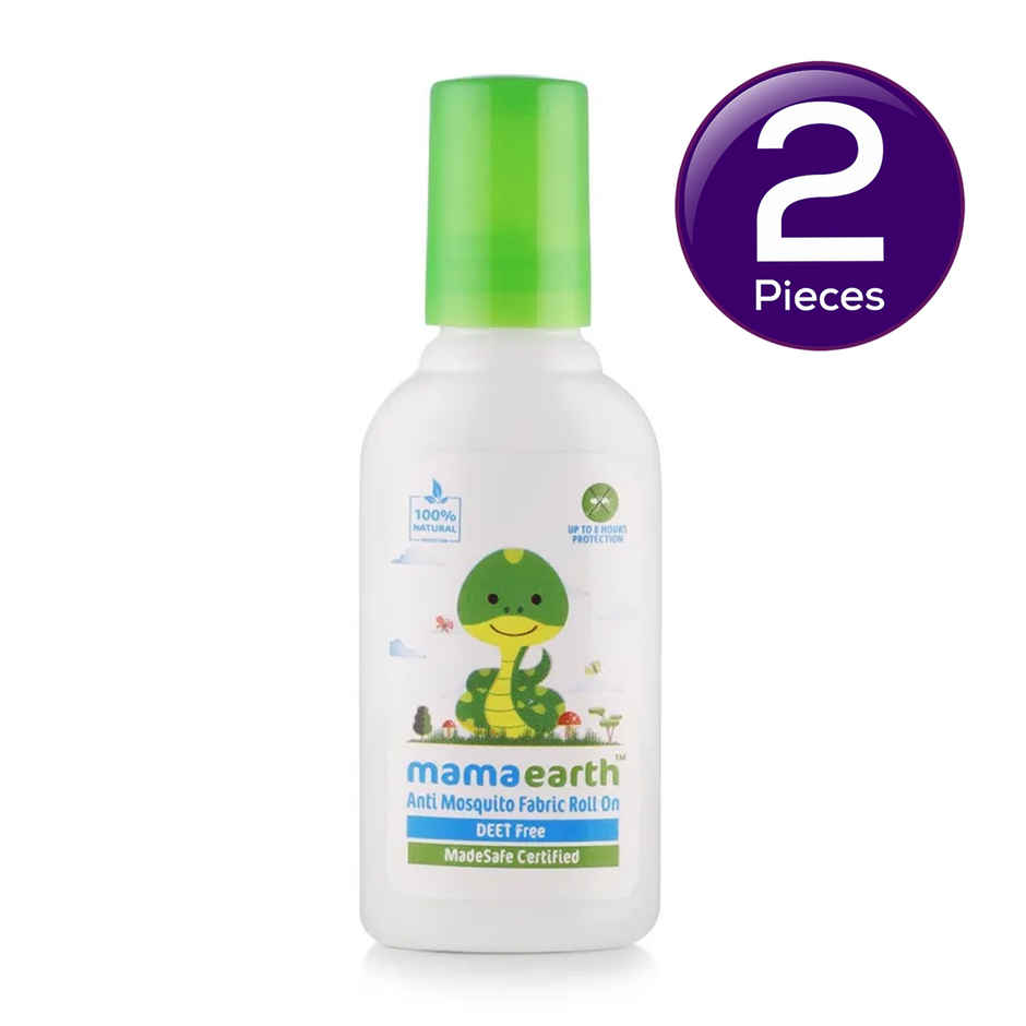 Mamaearth Anti Mosquito Fabric Roll On Baby Repellent For Kids | 0+ months Combo